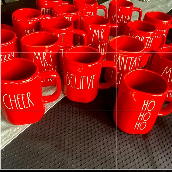 Rae Dunn | Kitchen | Used Once Red Rae Dunn Christmas Mugs | Poshmark